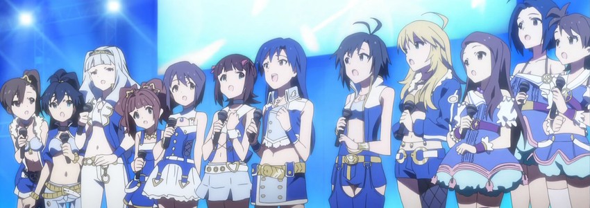 hoshii miki, kisaragi chihaya, amami haruka, kikuchi makoto, shijou takane, and 7 more (idolmaster and 1 more)