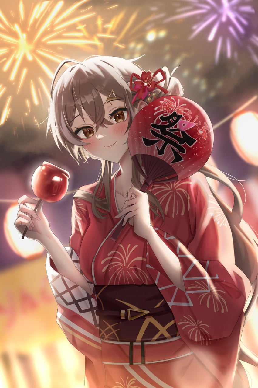 nanashi mumei (hololive and 1 more) drawn by yobi_(ybpac18)