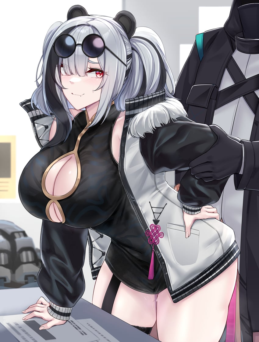 doctor and feater (arknights) drawn by bobobo1345