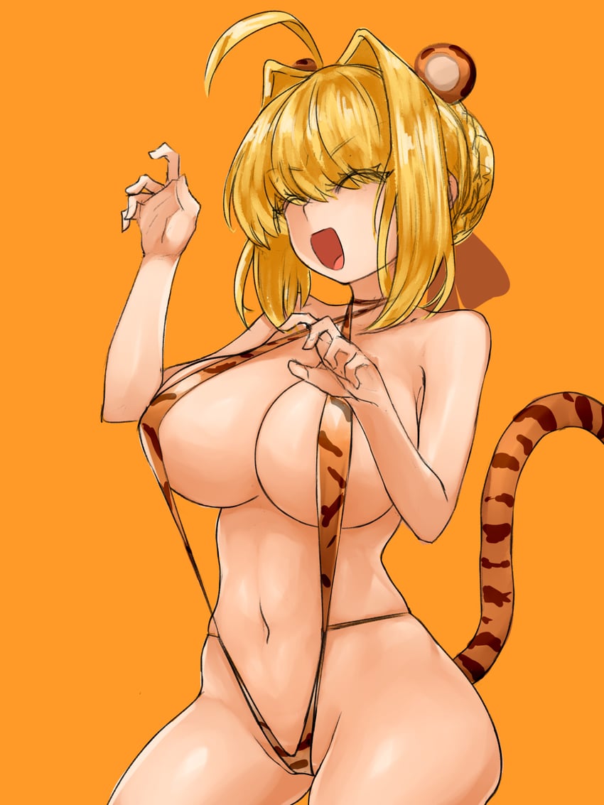 nero claudius (fate and 1 more) drawn by steamingtofu