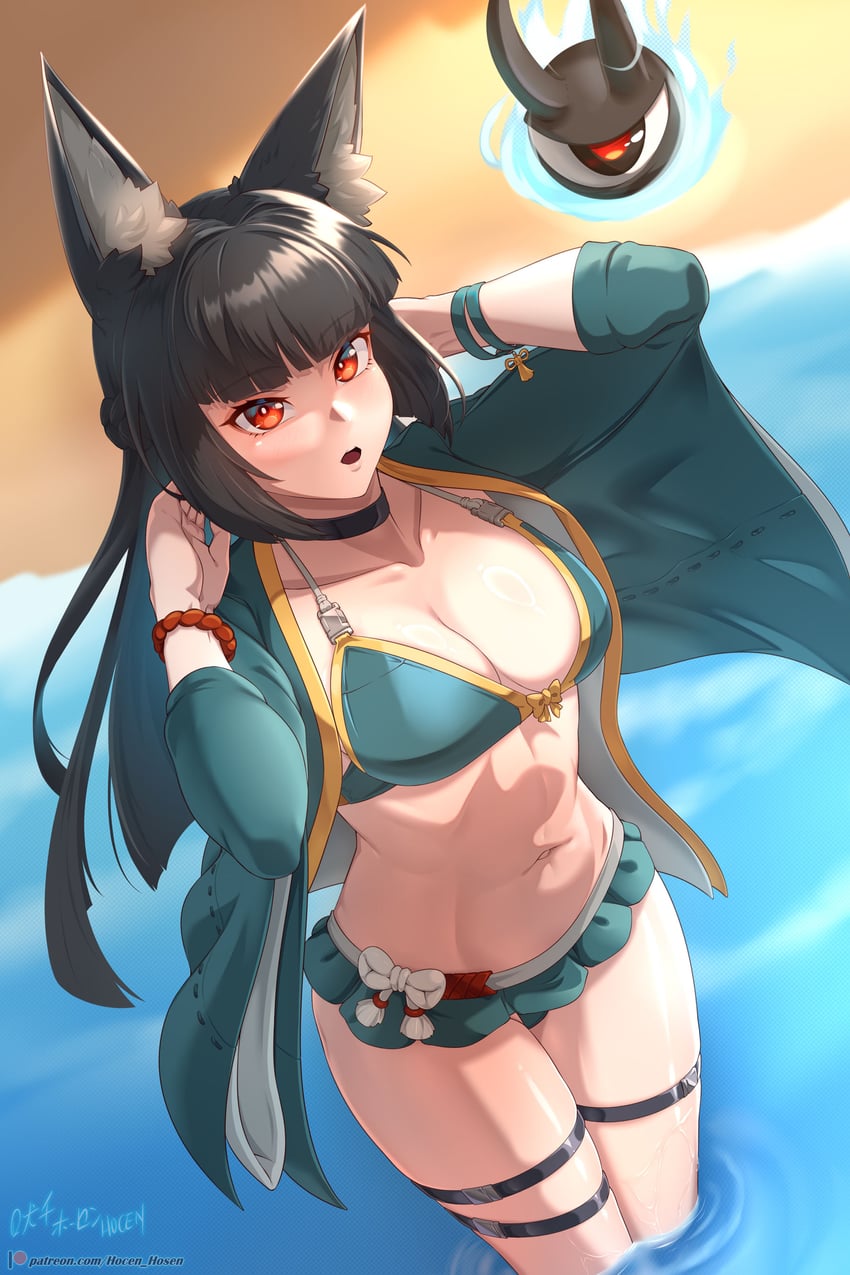 hoshimi miyabi and tailless (zenless zone zero) drawn by vilde_loh_hocen