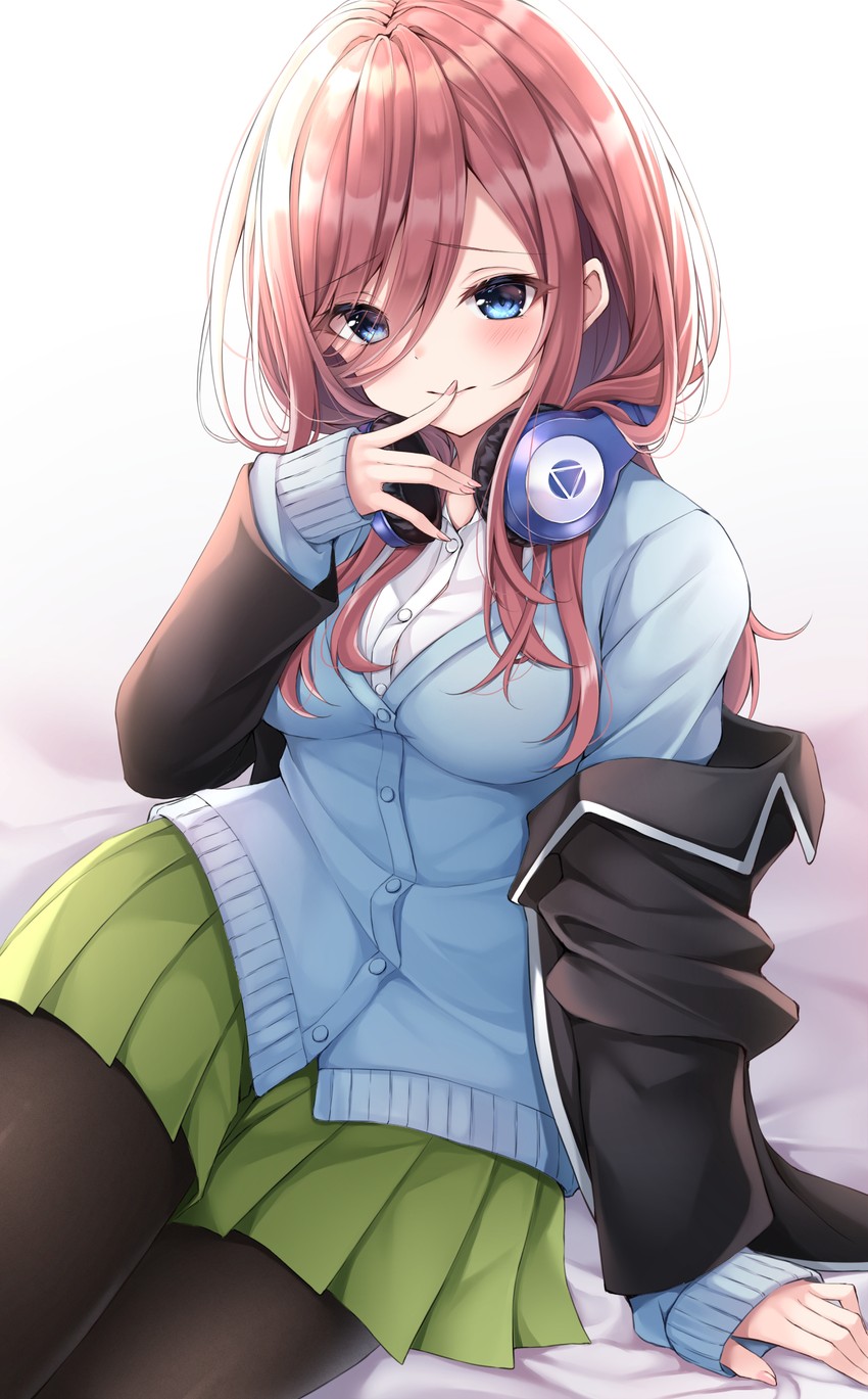 nakano miku (go-toubun no hanayome) drawn by nakaji_(user_snap3353)