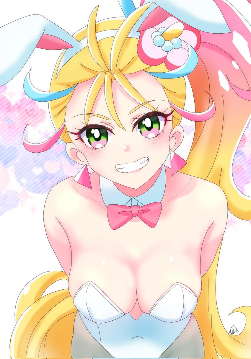 natsuumi manatsu and cure summer (precure and 1 more) drawn by momotarouooi