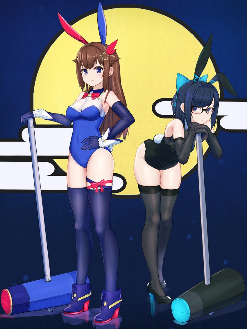 tokino sora and a-chan (hololive) drawn by iwahana