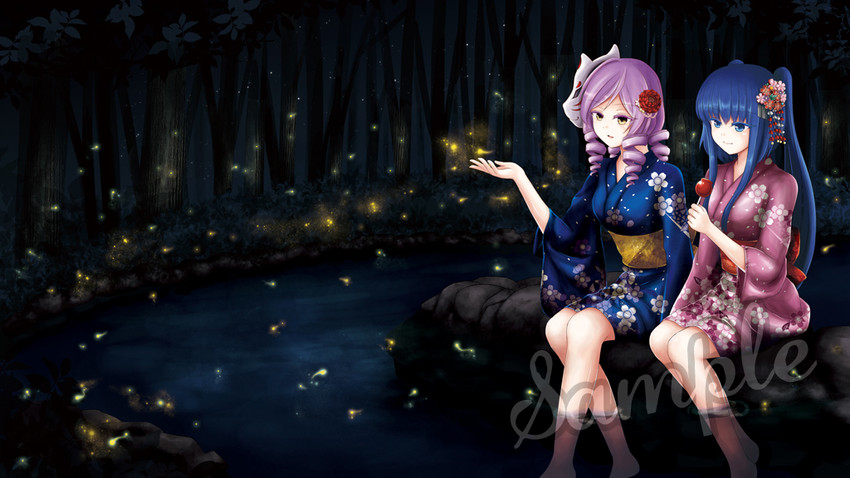 furudo erika and dlanor a. knox (umineko no naku koro ni) drawn by kurahika