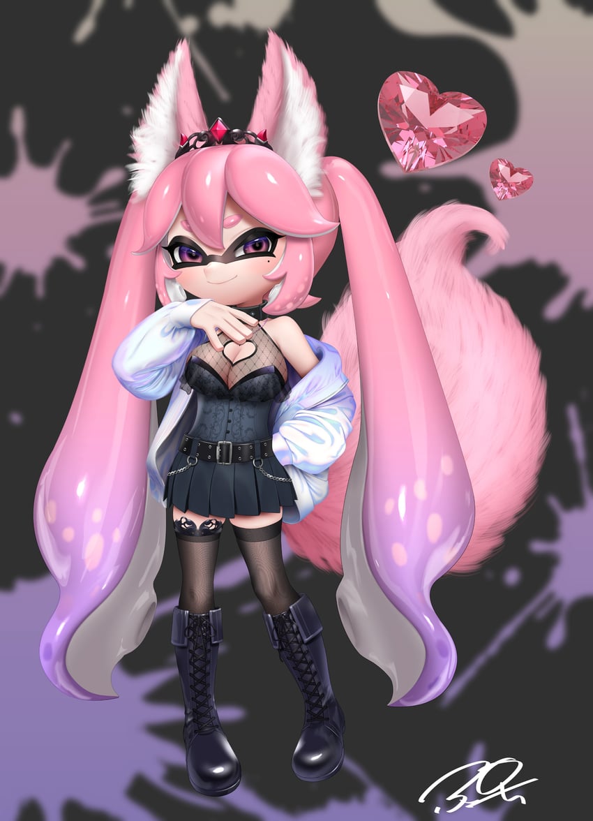 kuru chuu (indie virtual youtuber and 1 more) drawn by puchiman