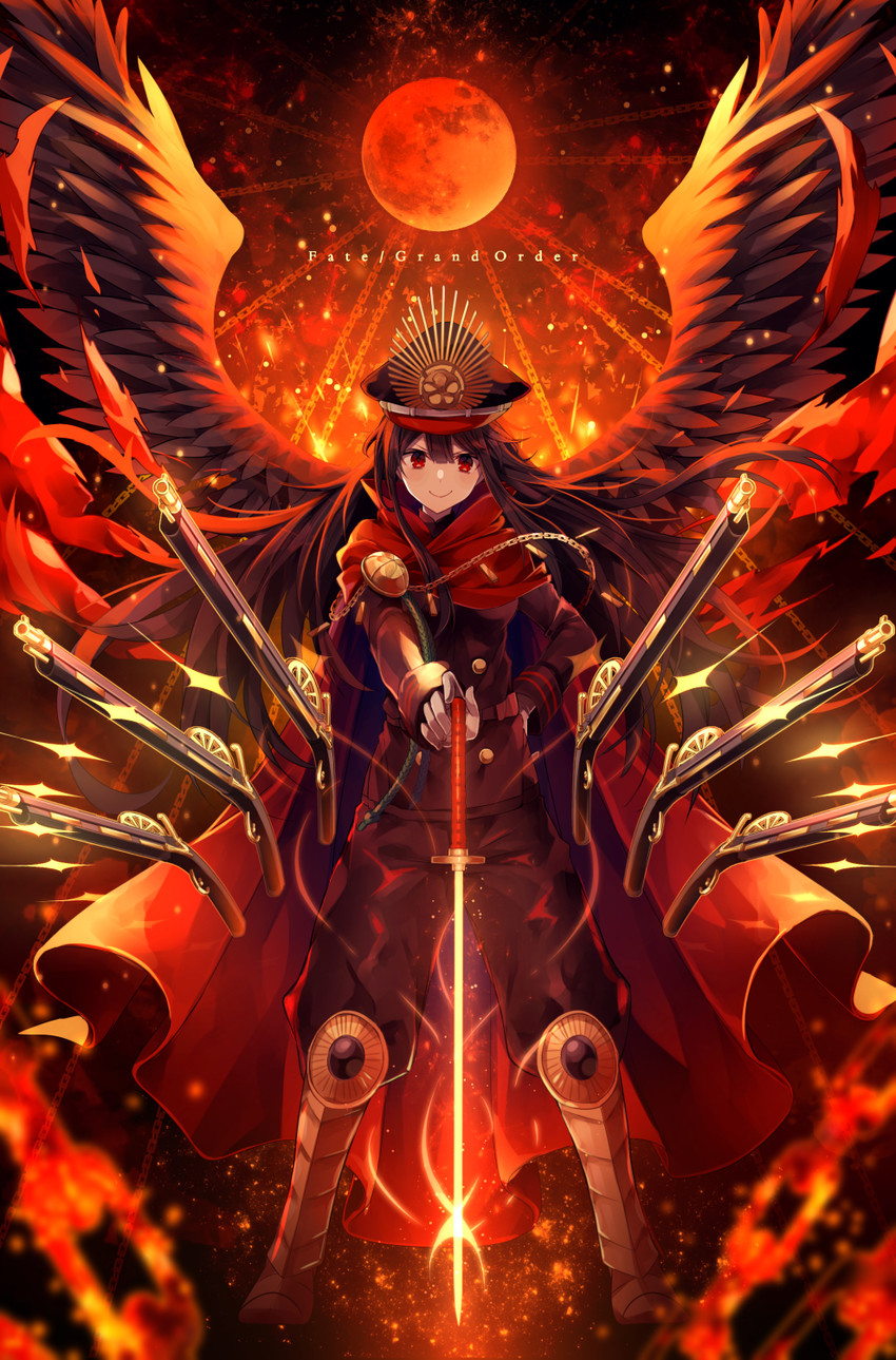 oda nobunaga (fate and 2 more) drawn by yunohito