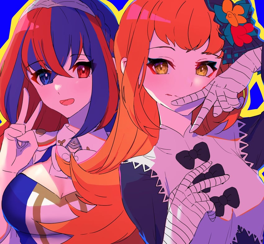 panette and female alear (fire emblem and 1 more) drawn by edamameoka