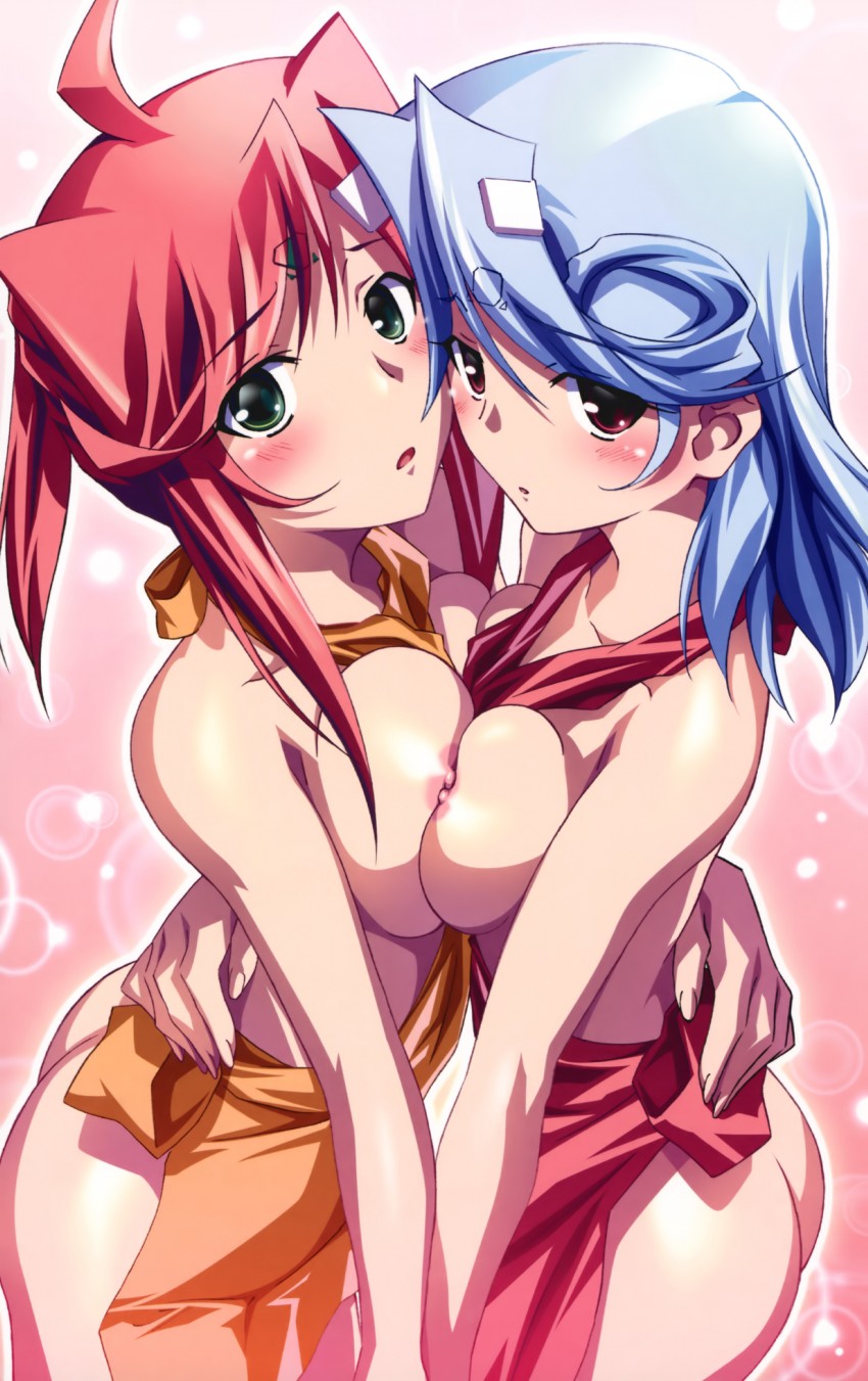 r-shirotsumegusa and r-hinagiku (r.u.r.u.r) drawn by izumi_mahiru