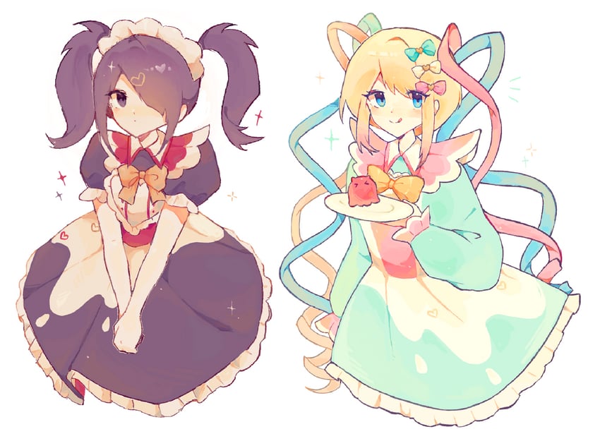 chouzetsusaikawa tenshi-chan and ame-chan (needy girl overdose and 1 more) drawn by daishyyy