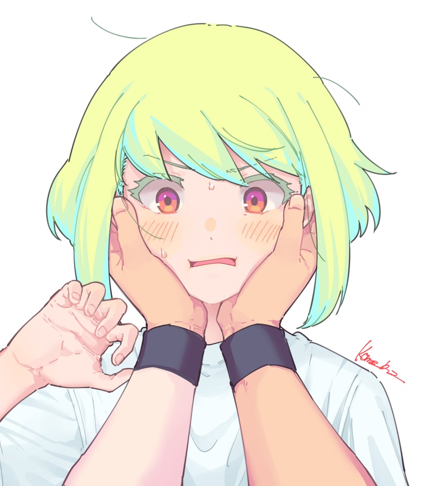 lio fotia and galo thymos (promare) drawn by kome_1022