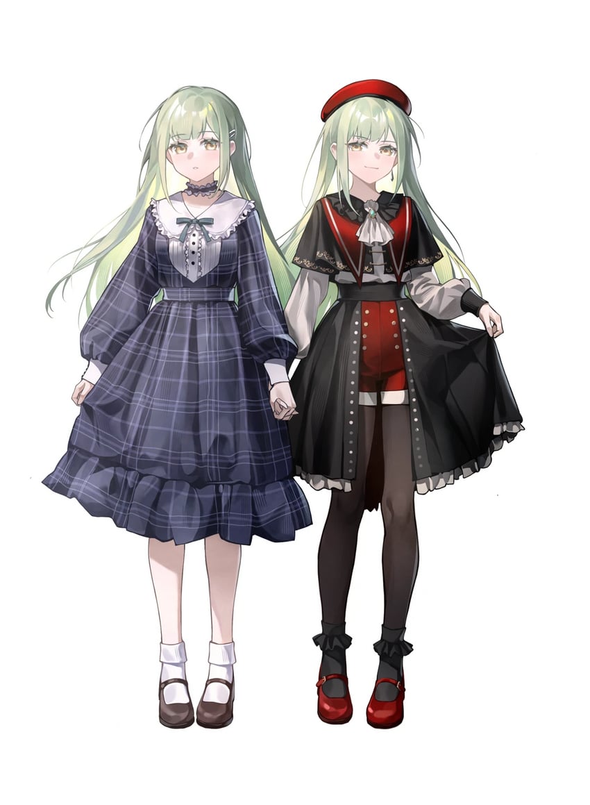 wakaba mutsumi and mortis (bang dream! and 1 more) drawn by umie_(iowae)