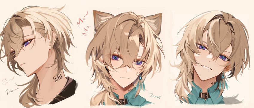aventurine (honkai and 1 more) drawn by touming_tomei