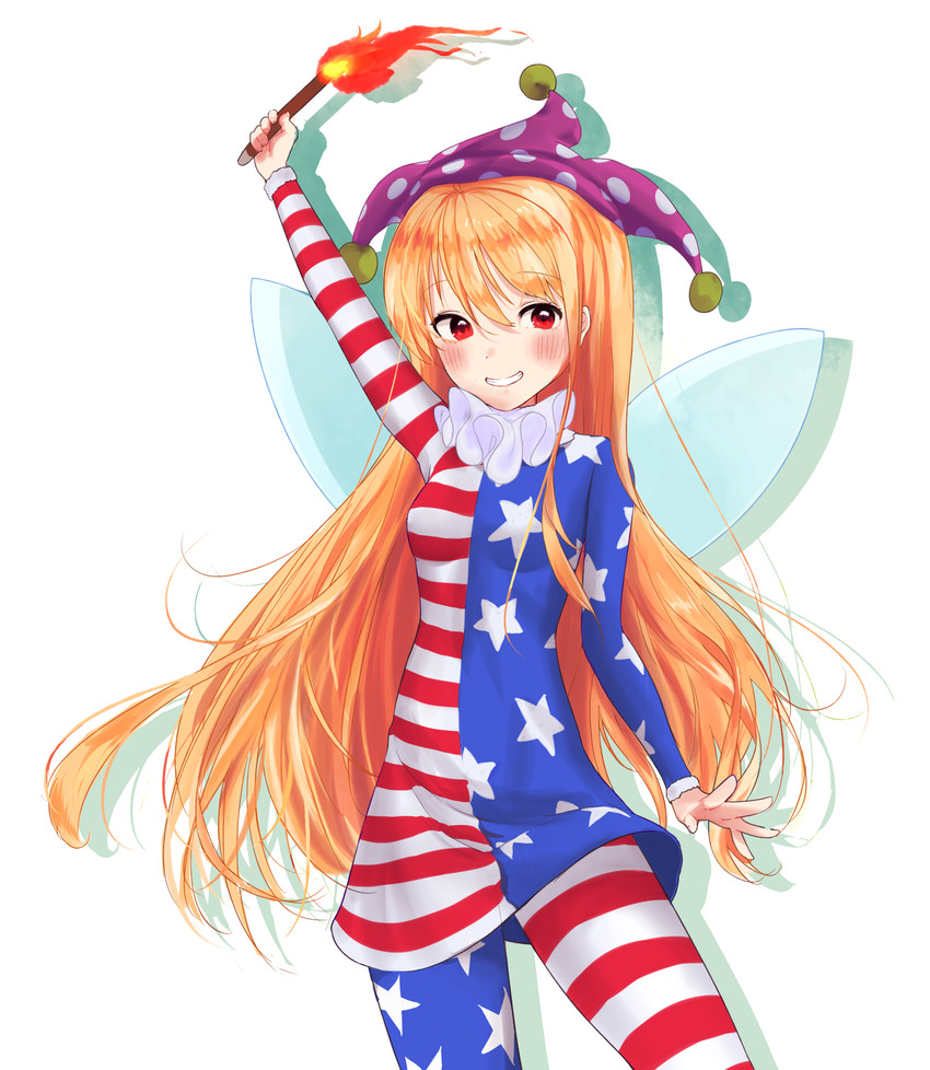 clownpiece (touhou and 1 more) drawn by honi_(honix3)