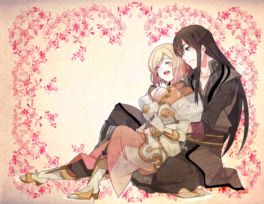 yuri lowell and estellise sidos heurassein (tales of and 1 more) drawn by takumi_(scya)