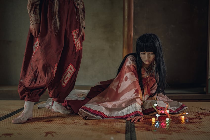 fujiwara no mokou and houraisan kaguya (touhou) drawn by tuzura_cosplay