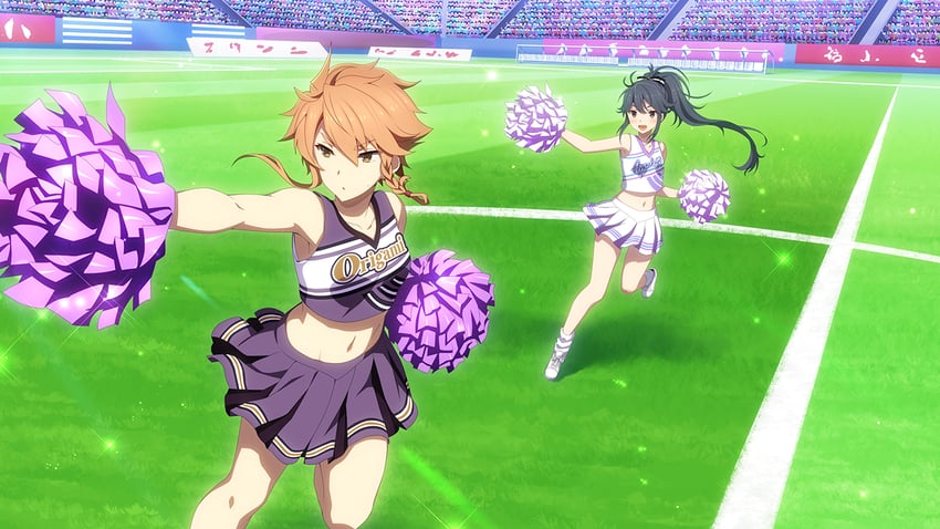 shidou maki and yamashiro yui (toji no miko and 1 more)