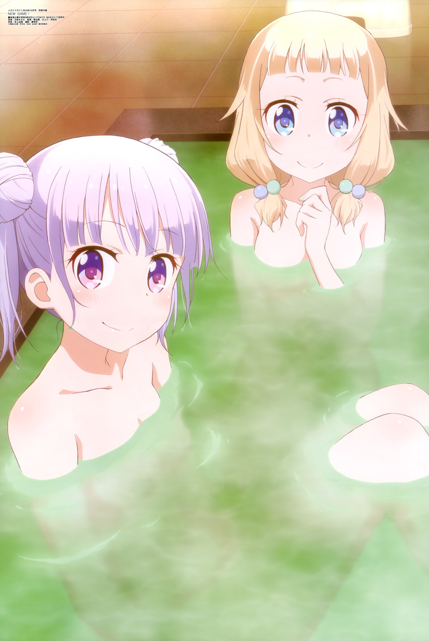 suzukaze aoba and sakura nene (megami magazine and 1 more) drawn by amasaki_manamu
