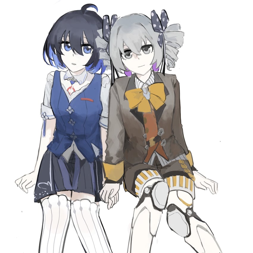 bronya zaychik and seele vollerei (honkai and 1 more) drawn by at_tart
