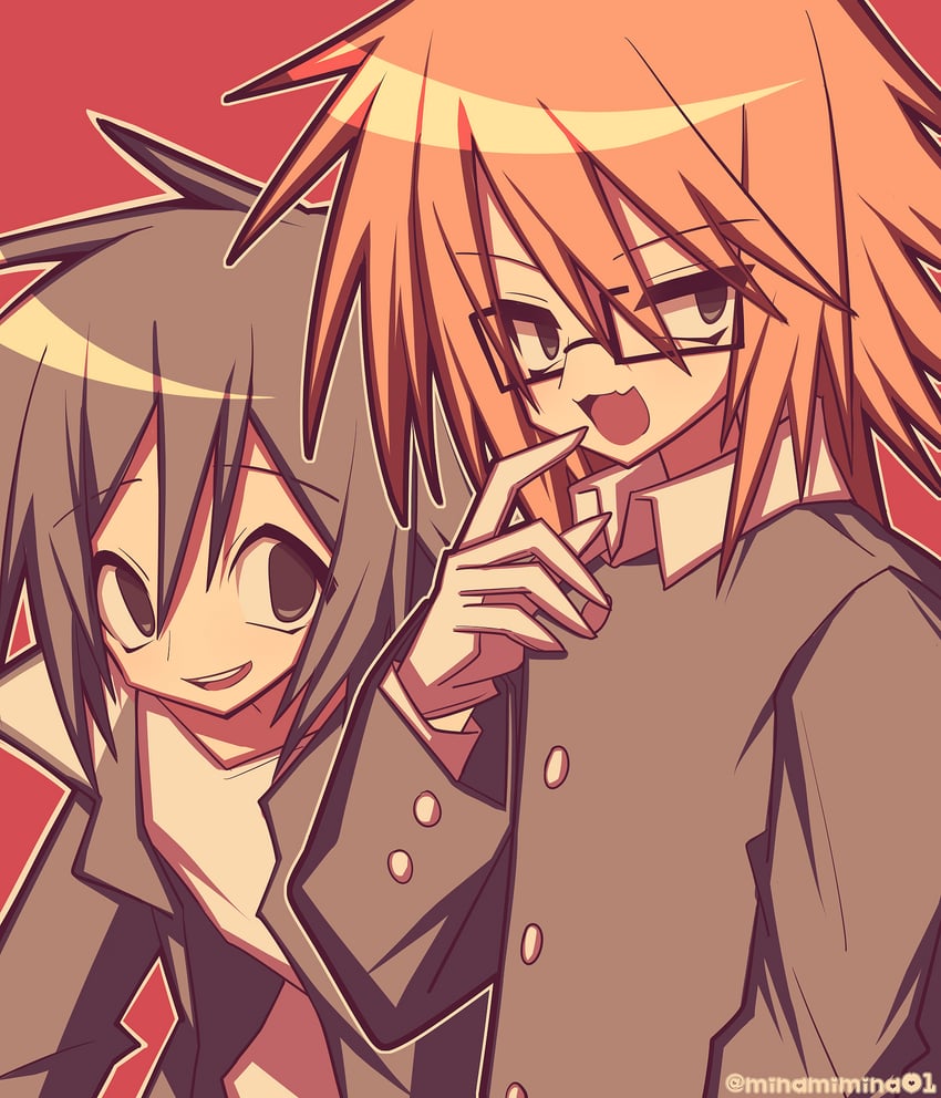 randal ivory and tsukada satoru (randal's friends) drawn by minami_mina