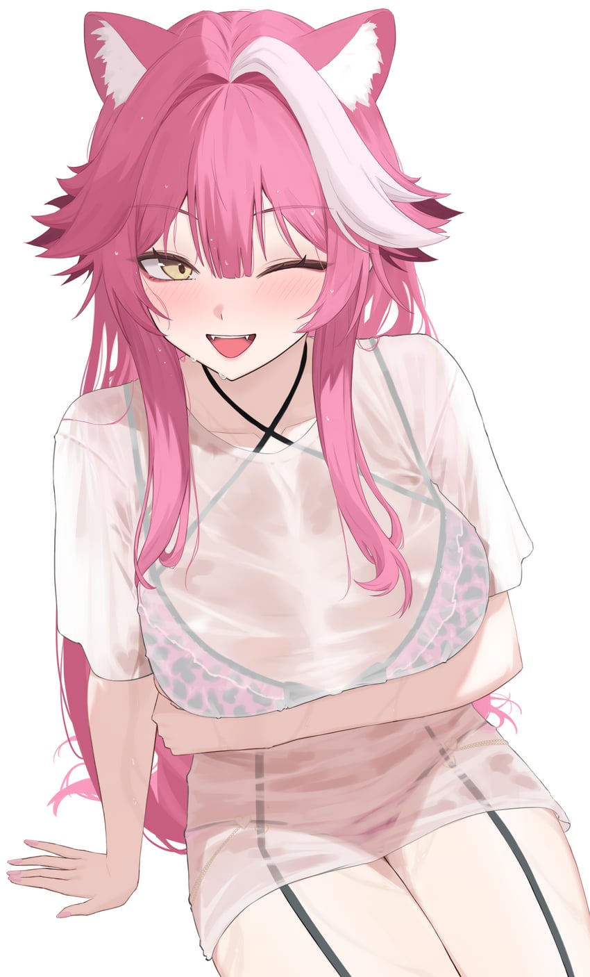 raora panthera (hololive and 1 more) drawn by 4kebidayo