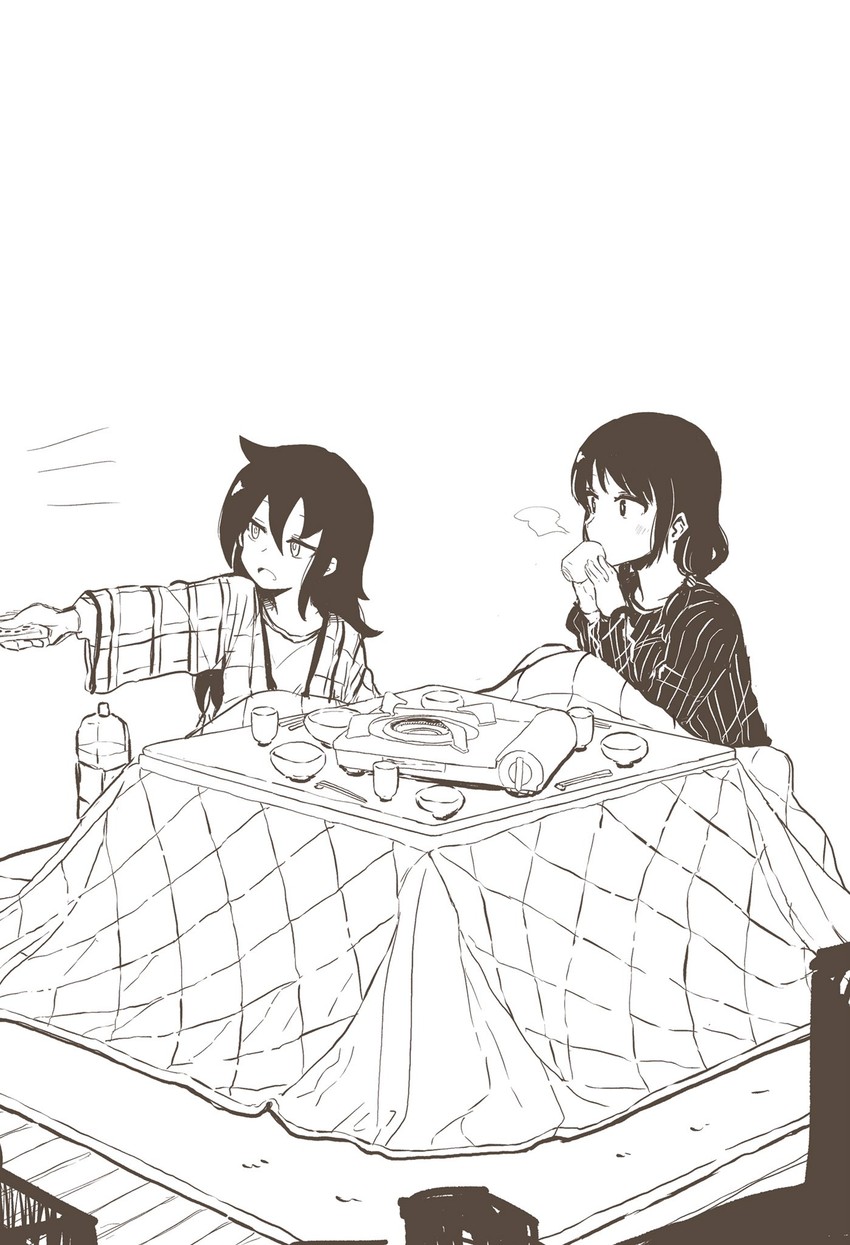 kuroki tomoko and tamura yuri (watashi ga motenai no wa dou kangaetemo omaera ga warui!) drawn by harasunosioyaki