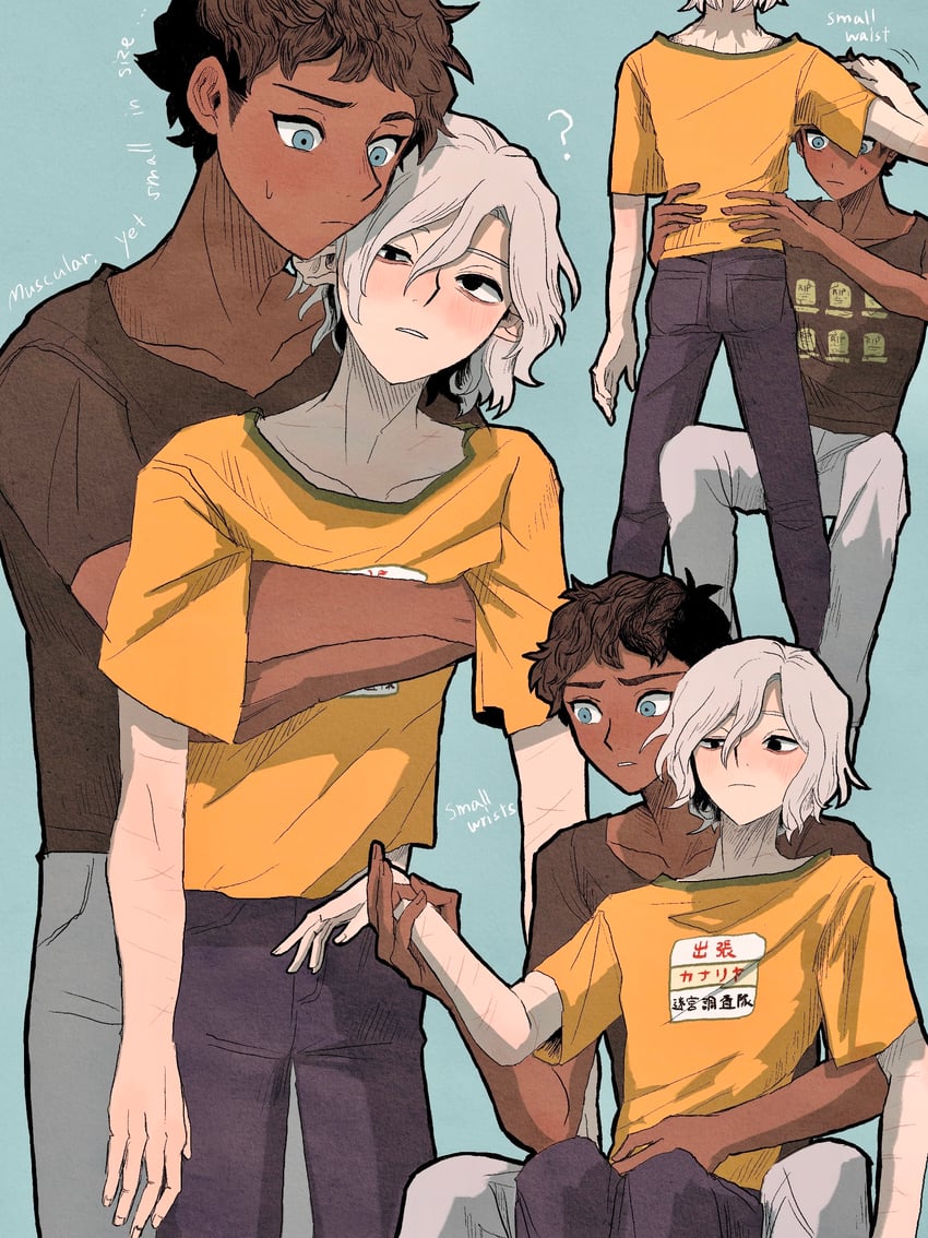 mithrun and kabru (dungeon meshi) drawn by pachix2_corgi