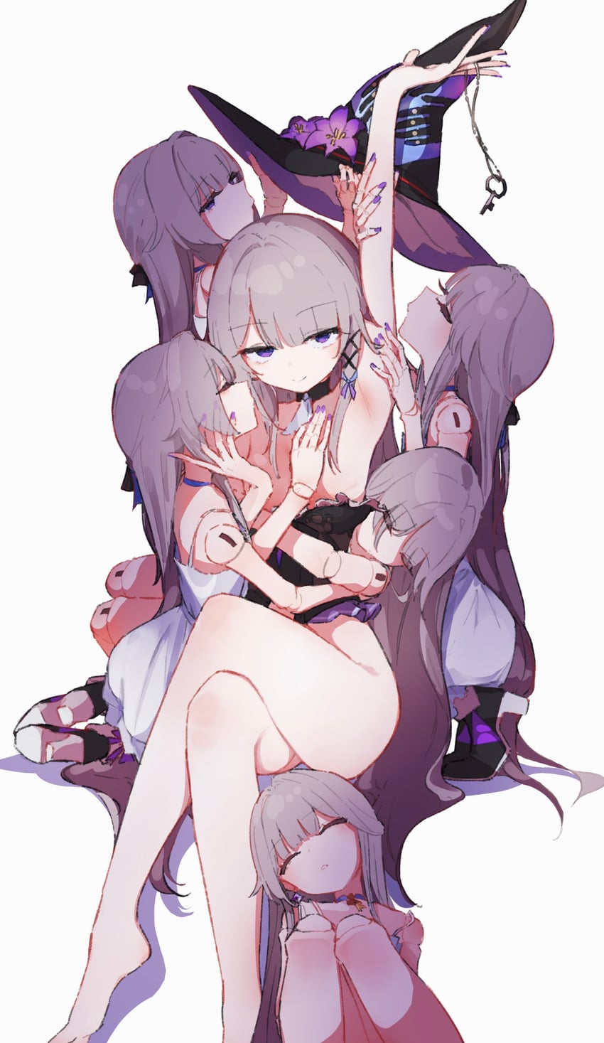 herta and the herta (honkai and 1 more) drawn by epi_zero