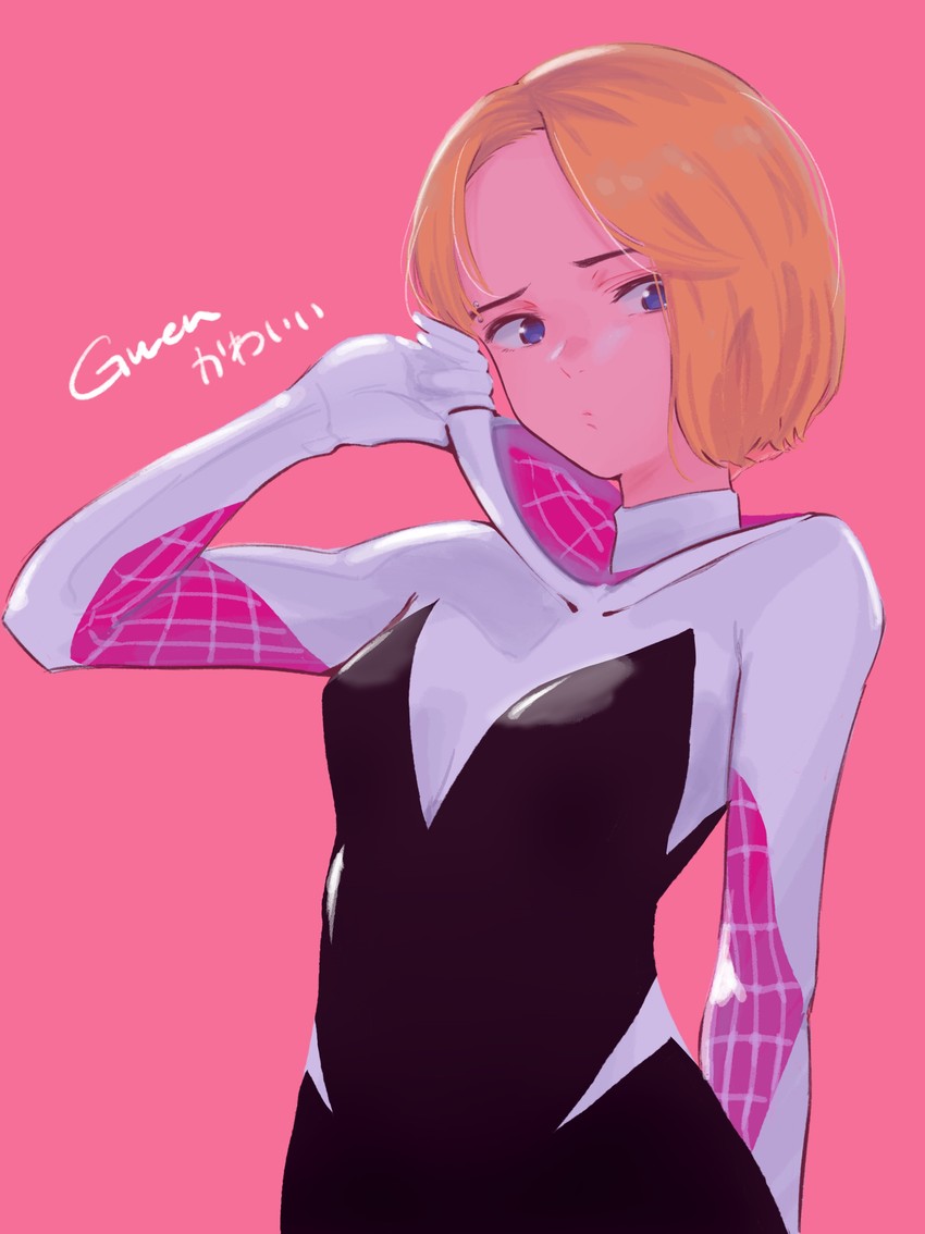 spider-gwen and gwen stacy (marvel and 3 more) drawn by bonryuu