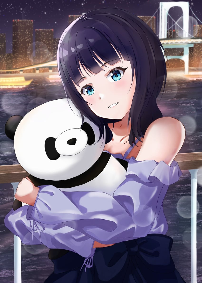 asaka karin (love live! and 1 more) drawn by momouninego