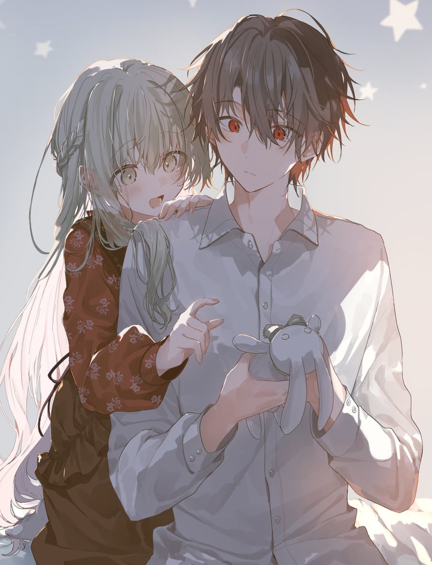 cecilia and lawrence (shiro seijo to kuro bokushi) drawn by kazutake_hazano