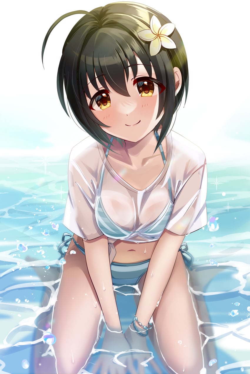 kohinata miho (idolmaster and 2 more) drawn by sakura_ran