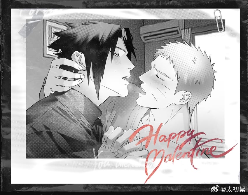 uzumaki naruto and uchiha sasuke (naruto) drawn by taichu_xu