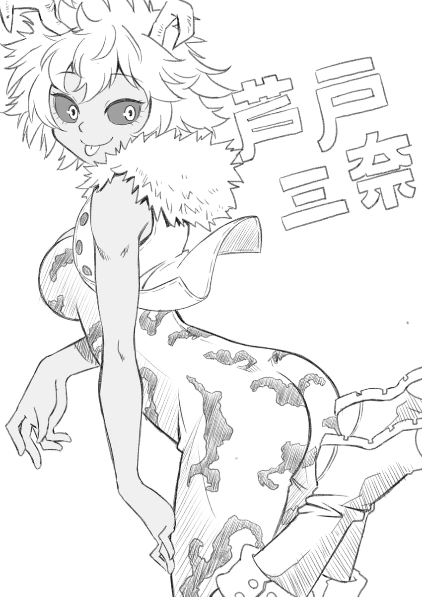ashido mina (boku no hero academia) drawn by jj_(ssspulse)