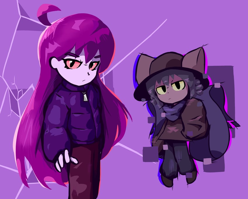 badeline and the world machine (oneshot and 1 more) drawn by mouthwash_inc