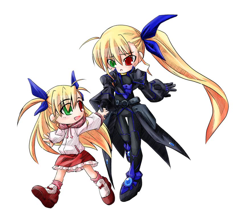 vivio (lyrical nanoha and 2 more) drawn by yuuka_(o.t.kingdom)