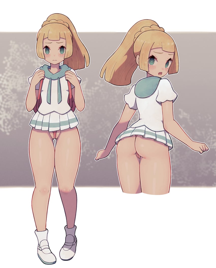 lillie (pokemon and 1 more) drawn by lamb-oic029