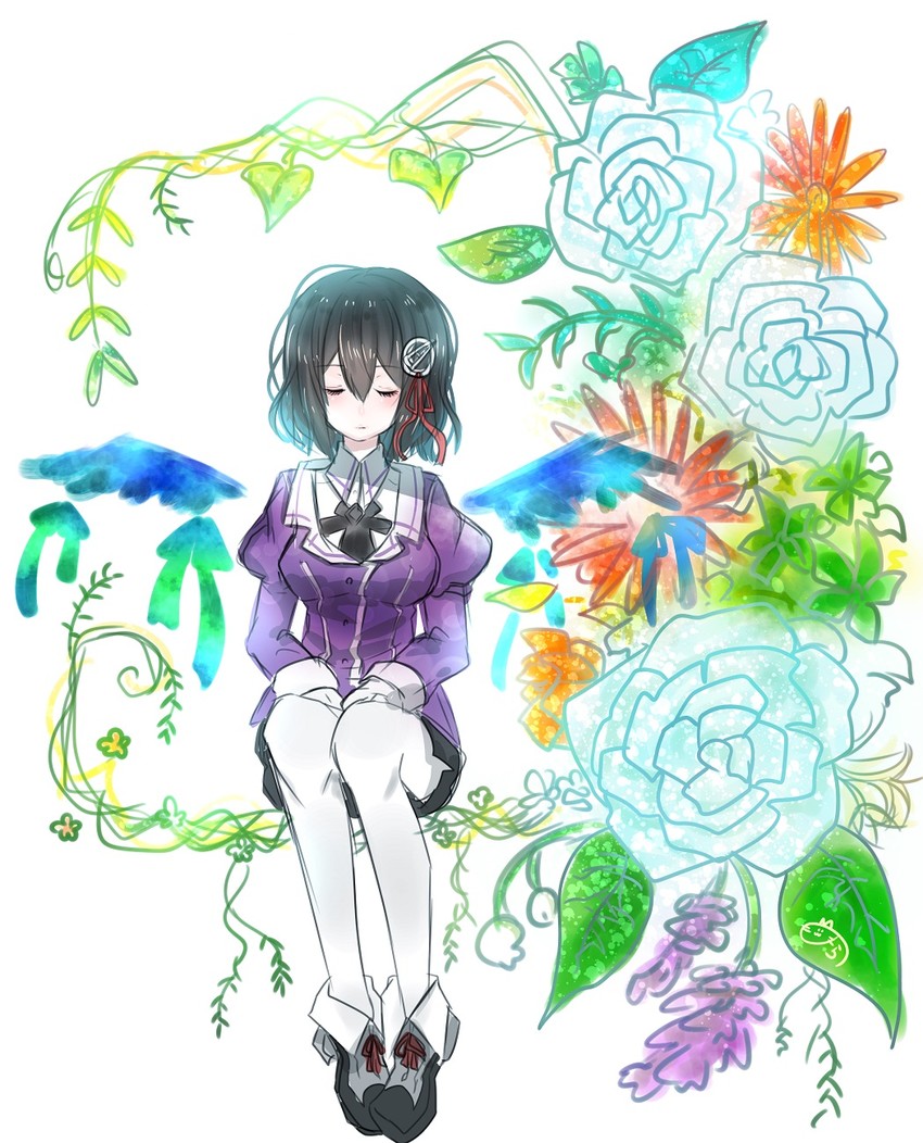 haguro and haguro kai ni (kantai collection) drawn by nora_(salatto)