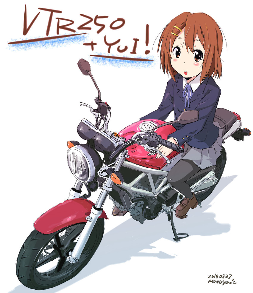 hirasawa yui (k-on!) drawn by maruyo