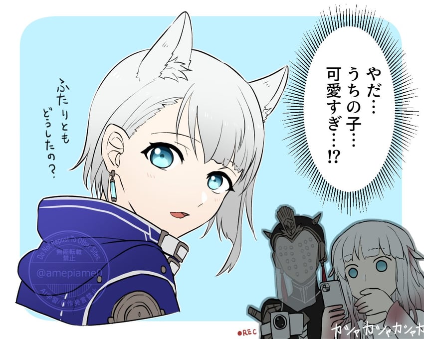 lily, lilac, and nola (ender lilies quietus of the knights and 1 more) drawn by amehiko_(amepiame0)