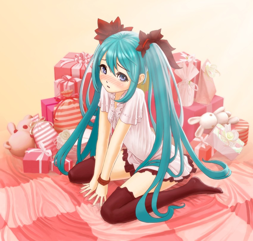 hatsune miku (vocaloid and 1 more) drawn by sugimasa