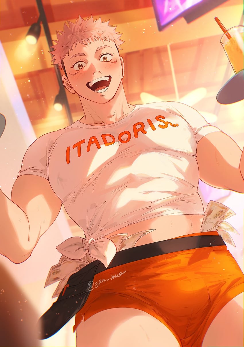 itadori yuuji (jujutsu kaisen) drawn by ccccc_(jpn_m0)