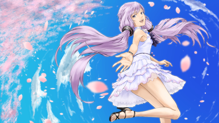 yuzuki yukari (vocaloid and 1 more) drawn by din_(raiden)