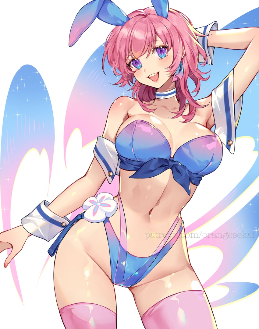 march 7th (honkai and 1 more) drawn by orange_sekaii