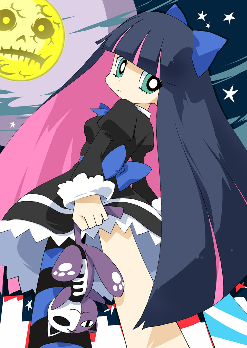 stocking and honekoneko (panty & stocking with garterbelt) drawn by noto_(soranoto)