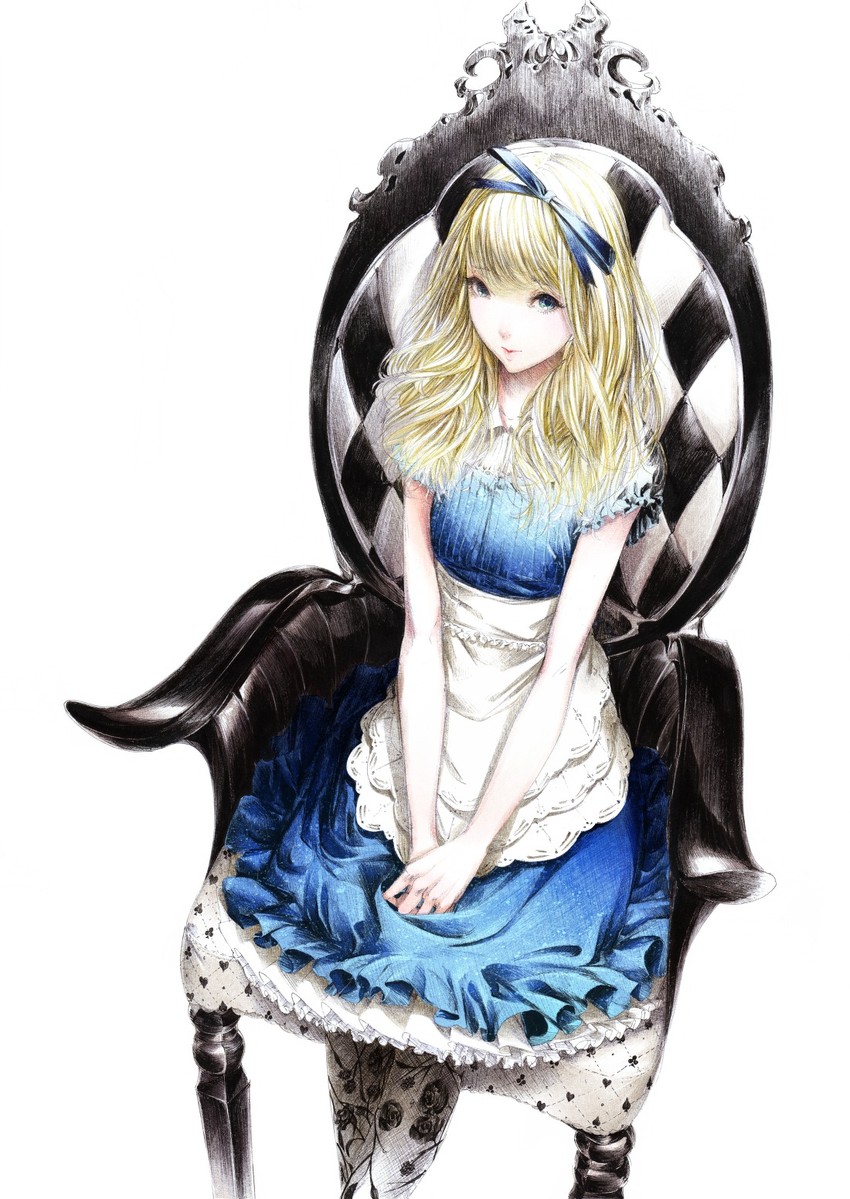 alice (alice's adventures in wonderland) drawn by sousou_(sousouworks)