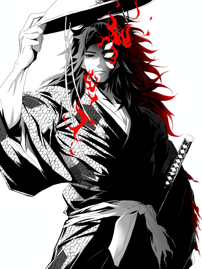 kokushibou and tsugikuni michikatsu (kimetsu no yaiba) drawn by tagimane01