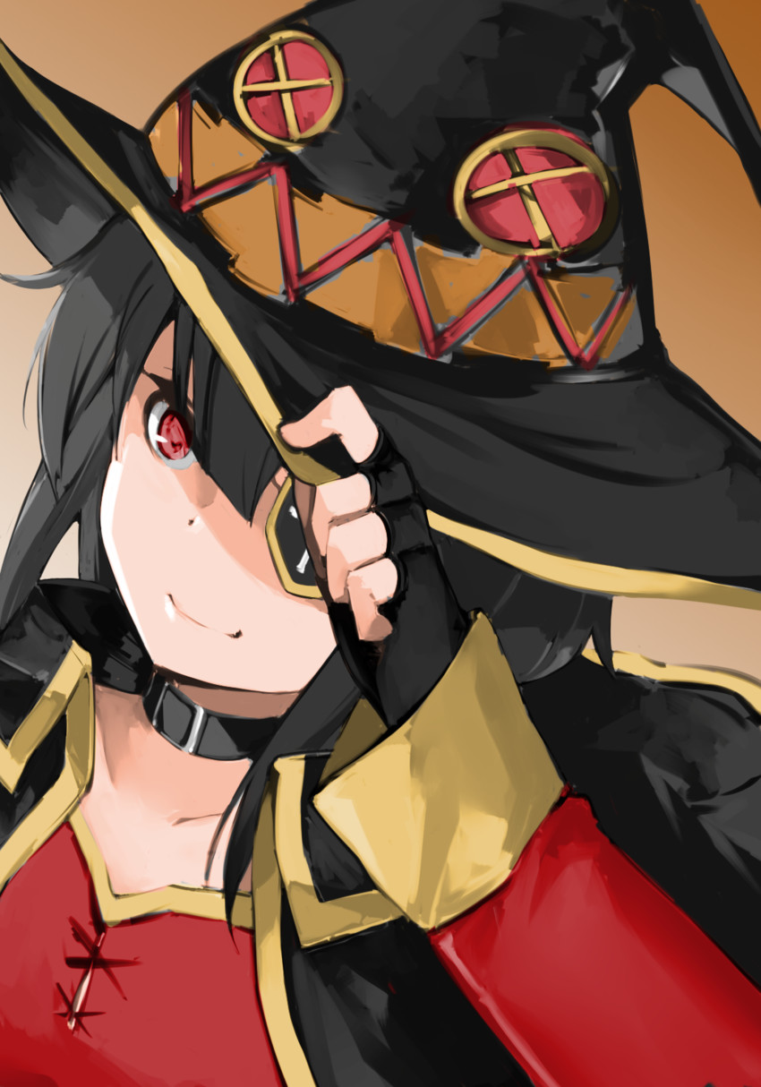 megumin (kono subarashii sekai ni shukufuku wo!) drawn by fitz_(fita_is_the_smartest)