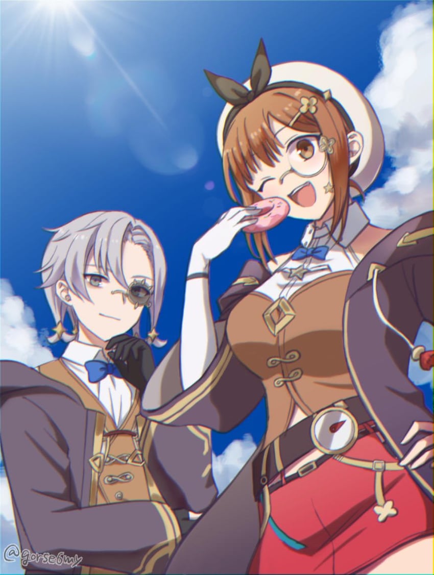 reisalin stout and empel vollmer (atelier and 2 more) drawn by hari_(gorse6my)