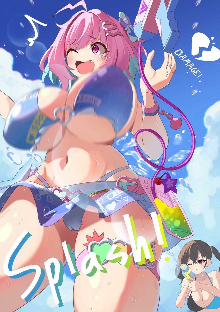 yumemi riamu and sunazuka akira (idolmaster and 2 more) drawn by satoyama_meu